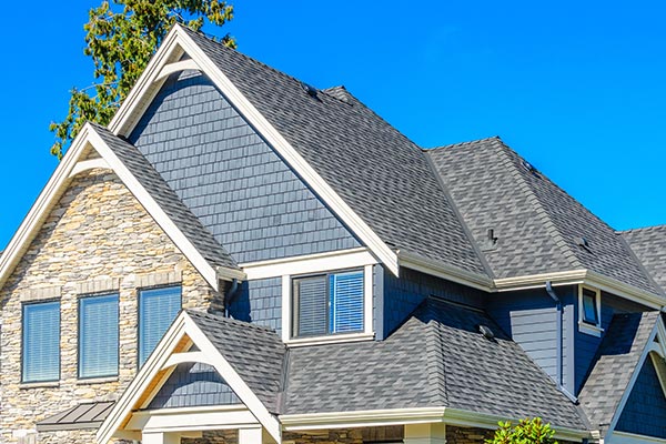 House with multiple roof lines